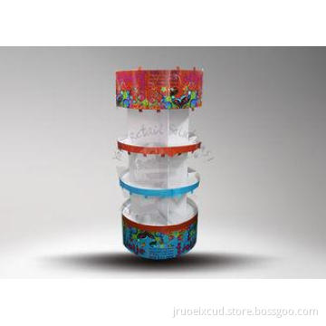 Round Advertising CMKY Stationery Display Stand Rack recycl